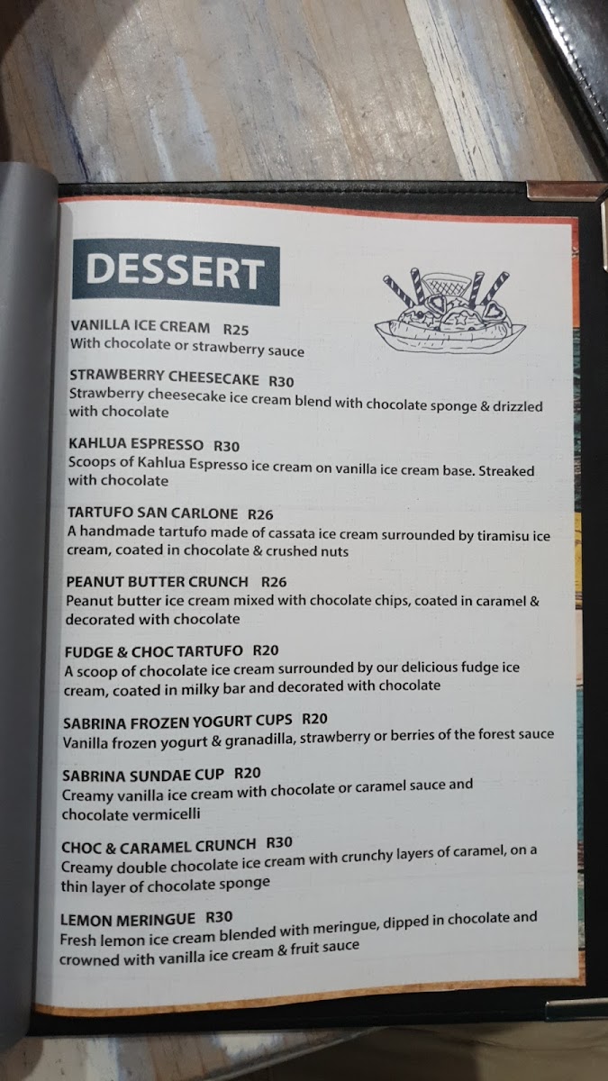 Menu The Venue At Route 162-3