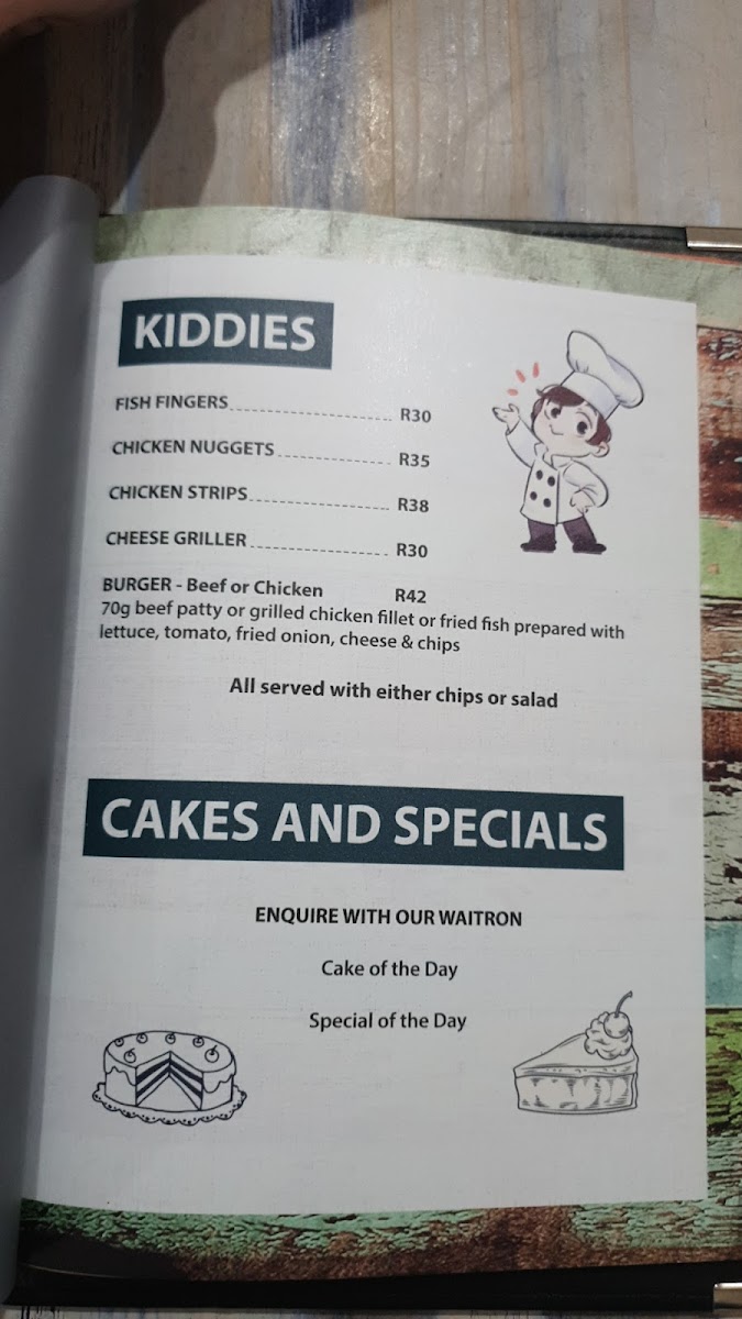 Menu The Venue At Route 162-8